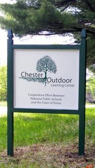 Sign for Chester Outdoor Learning Center