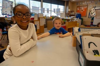 HES students in class